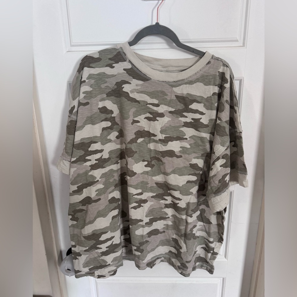 Aerie Camo Short Sleeve Tee